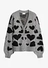 Mönstrad cardigan, bonprix