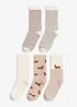 Strumpor med ekologisk bomull (5-pack), bonprix
