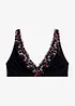 Bralette utan bygel, med diskret broderi, bonprix