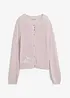Grovstickad cardigan av bomullsmix, bonprix