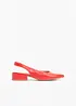Slingbackpumps med låg blockklack, bonprix