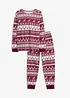 Pyjamas i ekologisk bomull (2 delar), bonprix
