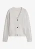 Hålmönstrad cardigan, bonprix
