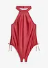Stringbody med öppen gren och wetlook, bonprix