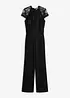 Jumpsuit med spets, bonprix