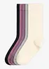 Ribbade strumpor (5-pack), bonprix