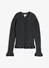 Hålmönstrad cardigan, bonprix