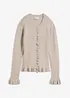 Hålmönstrad cardigan, bonprix