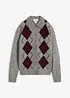 Cardigan med krage, bonprix