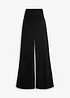Elastisk mammabyxa med pressveck, Wide Leg, bonprix