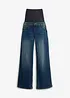 Mammajeans av ekologisk bomull, Wide Leg, bonprix