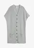 Ribbstickad cape av mjuk yllemix, bonprix