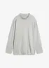 Sweatshirt med fladdermusärmar, av materialmix med ekologisk bomull, bonprix