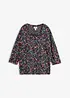 Oversizetopp i bomullsmix, bonprix