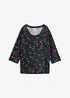 Oversizetopp i bomullsmix, bonprix
