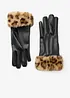 Handskar med leopardmönster, bonprix