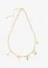 Halsband med berlocker, bonprix