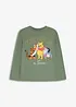 Långärmad T-shirt i bomull med Nalle Puh-tryck, Winnie The Pooh