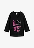 Oversizetopp i bomullsmix, bonprix