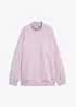 Sweatshirt med polokrage, bonprix