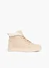 Fodrade sneakers med höga skaft, bonprix