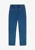 Regular Fit Stretch Jeans med rutigt jerseyfoder, bonprix