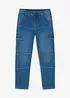 Regular Fit Cargo Jeans med jerseyfoder, bonprix