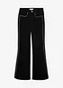 Flared Jeans High Waist, med nitar, bonprix