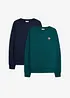 Sweatshirt (2-pack), bonprix