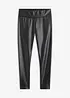 Fodrade leggings i skinnimitation, bonprix