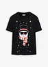 T-shirt med jultryck, av ekologisk bomull, bonprix