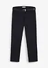 Fodrad byxa i Regular Fit med skärp, Straight, bonprix