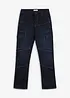 Cargo Jeans med flanellfoder och resår i midjan, Regular Fit, Straight, bonprix