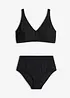 Bikini med V-ringning (2 delar), bonprix
