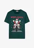 T-shirt med julmotiv i ekologisk bomull, bonprix