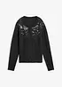 Cardigan med gnistrande paljetter, bonprix