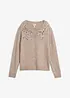 Cardigan med gnistrande paljetter, bonprix