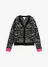 Jacquardmönstrad cardigan, bonprix