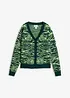 Jacquardmönstrad cardigan, bonprix