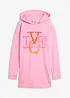 Lång sweatshirt av ekologisk bomull, bonprix