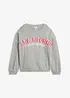 Sweatshirt i mjuk bomullsmix, bonprix