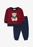 Sweatshirt och byxa av ekologisk bomull (2 delar), bonprix