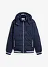 Quiltad jacka blusmodell med avtagbar huva, bonprix