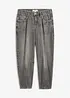 Barrel Jeans Mid Waist, cropped, bonprix