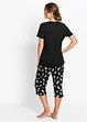 Kortärmad capripyjamas, bonprix