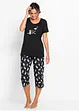 Kortärmad capripyjamas, bonprix