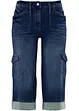 Stretch Cargo Jeans Mid Waist, bonprix