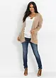 Blus med spets, bonprix