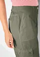 Cargojeans i bomull, Mid Waist, bonprix