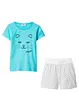 Pyjamas med shorts (2 delar), bonprix